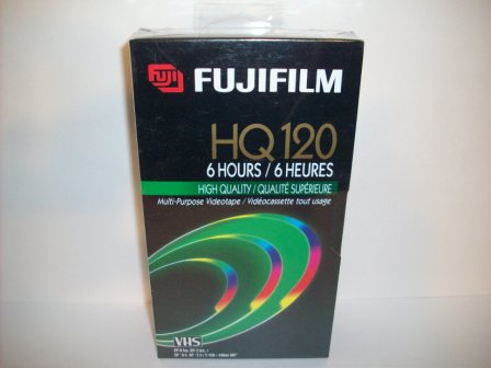Fujifilm VHS 6 Hour Blank Videotape (SEALED)